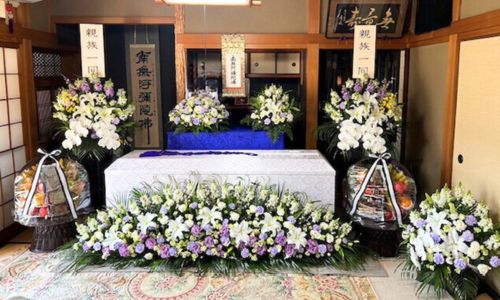 和歌山市での自宅葬施行事例写真